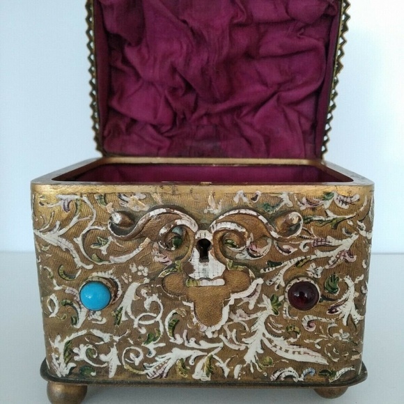 Austro Hungarian Jewel Enamel Casket Box - Picture 5 of 13